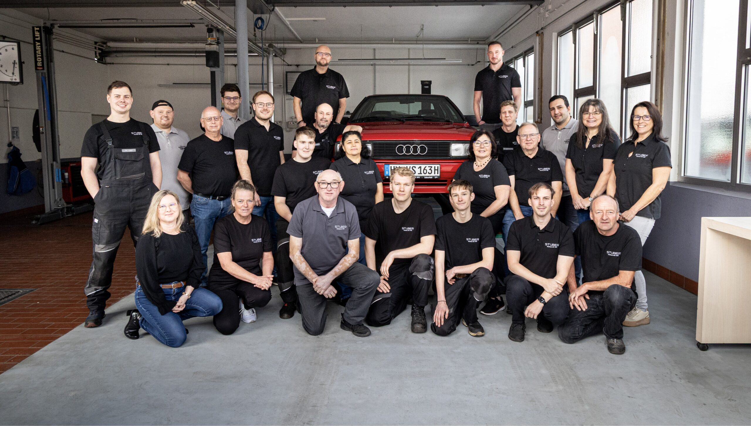 Das Team vom Autohaus Stuber